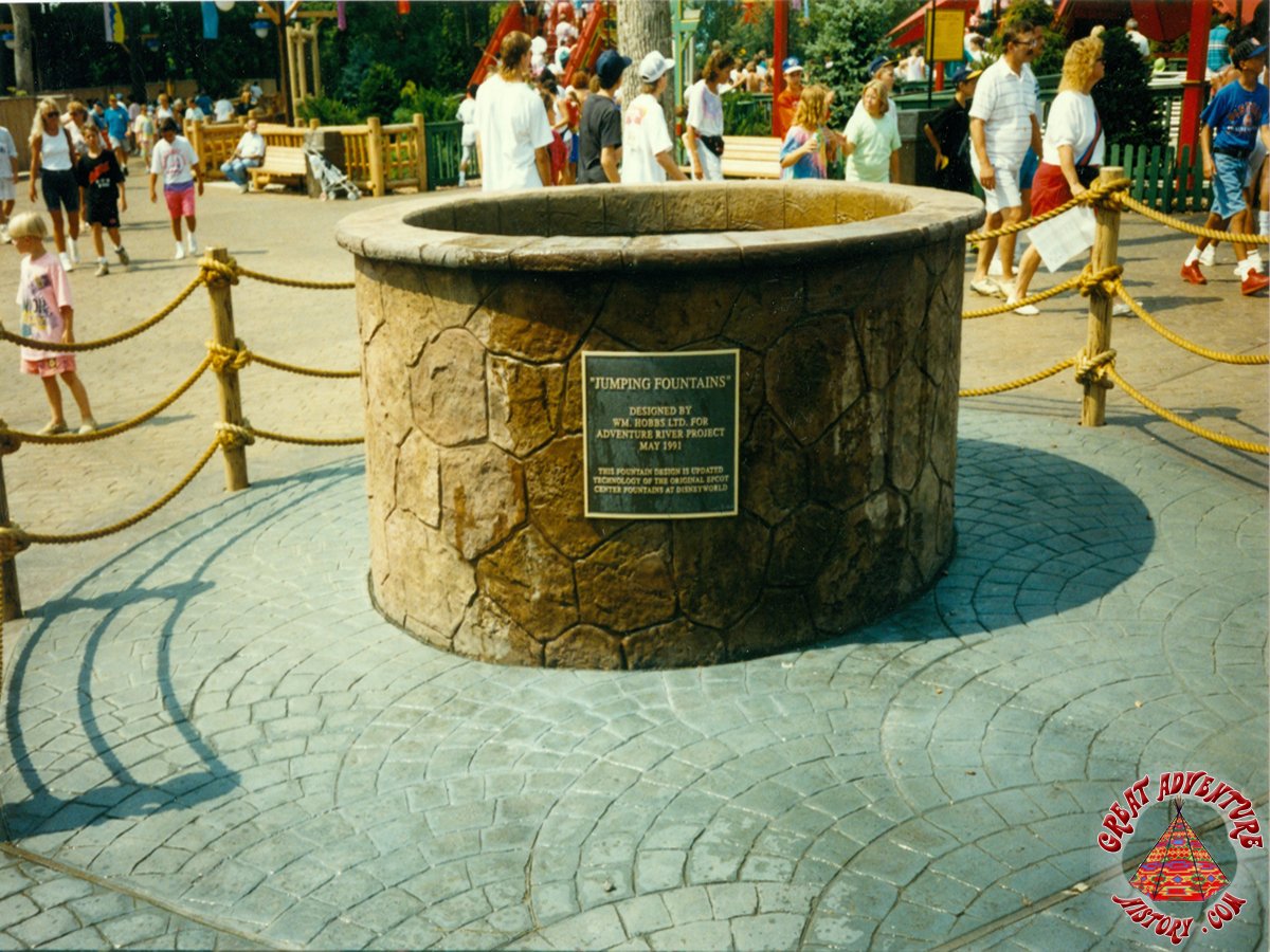 Jumping Fountains At Six Flags Great Adventure